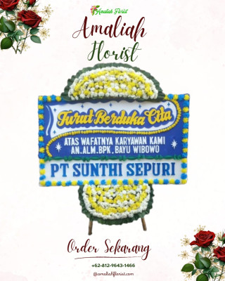 Papan Bunga Duka di Teriak