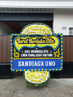 Papan Bunga Duka di Teriak